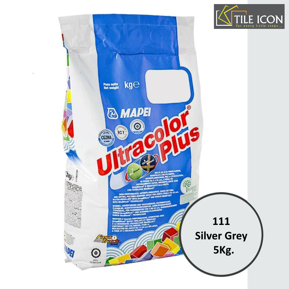 Mapei Grout Ultracolor Plus 111 Silver 5kg Tile Icon